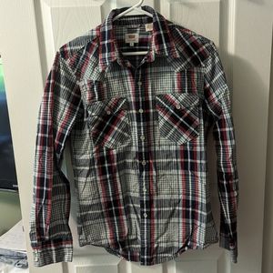Levi's Men's Plaid Long Sleeve | Size Small